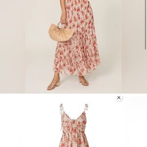 Floral Maxi Dress with Spaghetti Straps